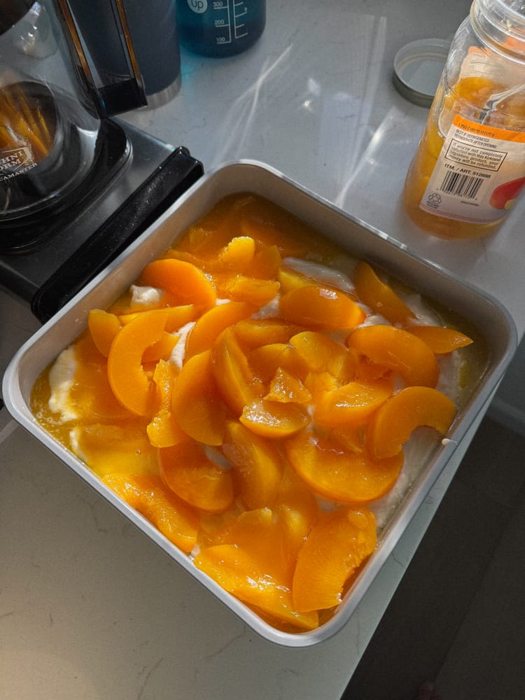 Easy Peach Cobbler